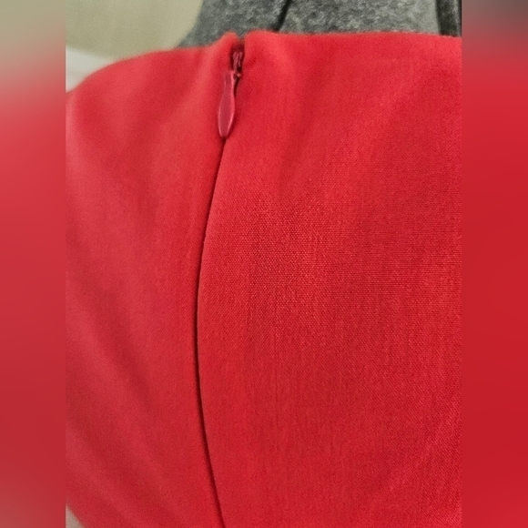 Black Label by Evan-Picone Reddish Pink Shift Sleeveless Dress-Size 6 - Picture 6 of 8